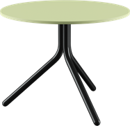 Black Poseidon Side Table